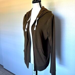Thread & Supply Olive Hoodie EUC